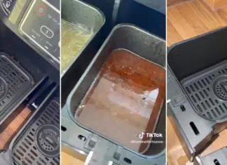 Mulher é criticada após divulgar técnica ‘nojenta’ de limpeza para AirFryer