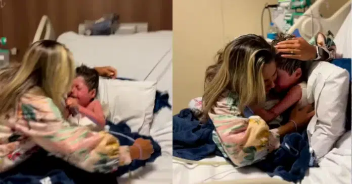 Emocionante: Mãe reencontra seu filho depois de ele ter passado 16 dias em coma