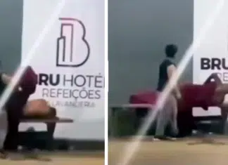 Vídeo comovente mostra garoto de 12 anos cobrindo morador de rua no frio e viraliza