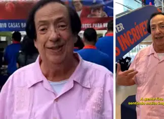“Trabalho com alegria”: Marcos Oliveira, o Beiçola, participa de ação comercial depois de apelo na web