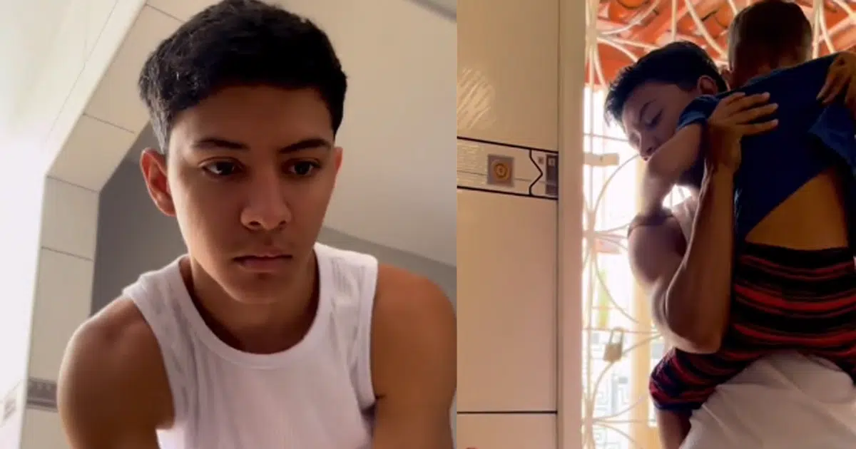 asomadetodosafetos.com - Aos 14 anos, ele se tornou pai e, aos 17, enfrentou a trágica perda da mãe de seu filho