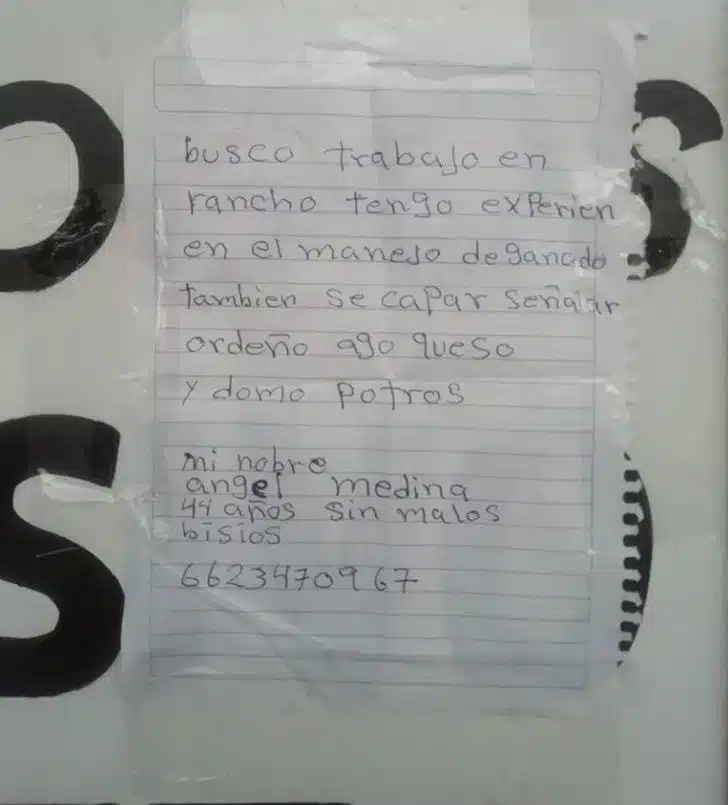 asomadetodosafetos.com - Homem distribui currículos escritos à mão pela cidade e recebe 30 ofertas de emprego