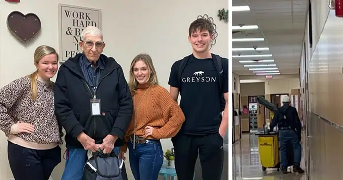 Estudantes ajudam zelador de 80 anos a se aposentar e arrecadam mais de 200 mil dólares