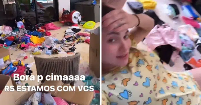 Virginia Fonseca surpreende ao doar grande quantidade de roupas para vítimas no Rio Grande do Sul