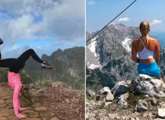 Jovem ginasta perde a vida ao tentar tirar foto e cair de penhasco