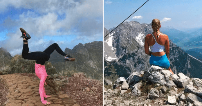 Jovem ginasta perde a vida ao tentar tirar foto e cair de penhasco